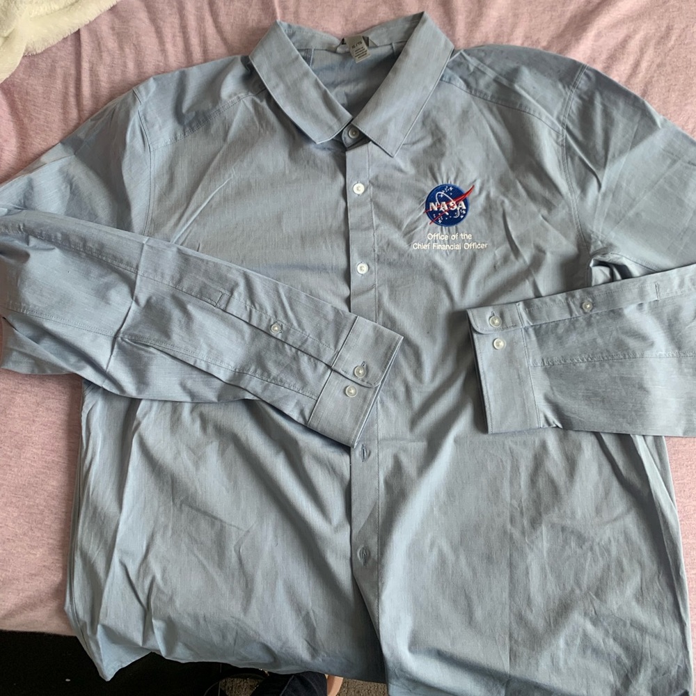 NASA men’s button down shirt